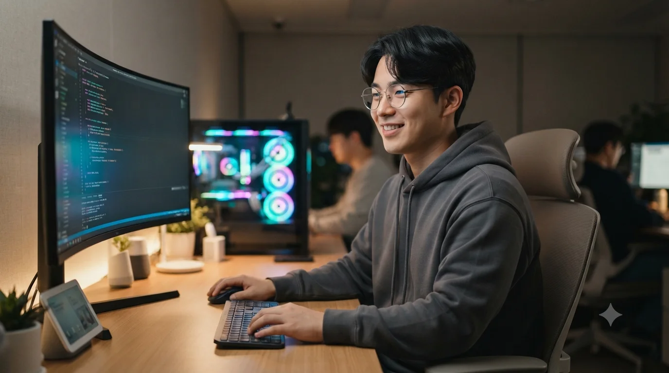 남성 IT 개발자 캐주얼